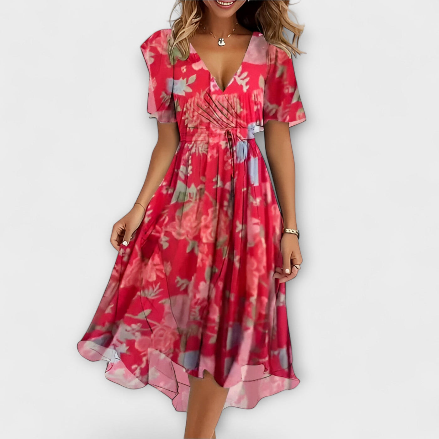 Lucia – Vestido con escote en V
