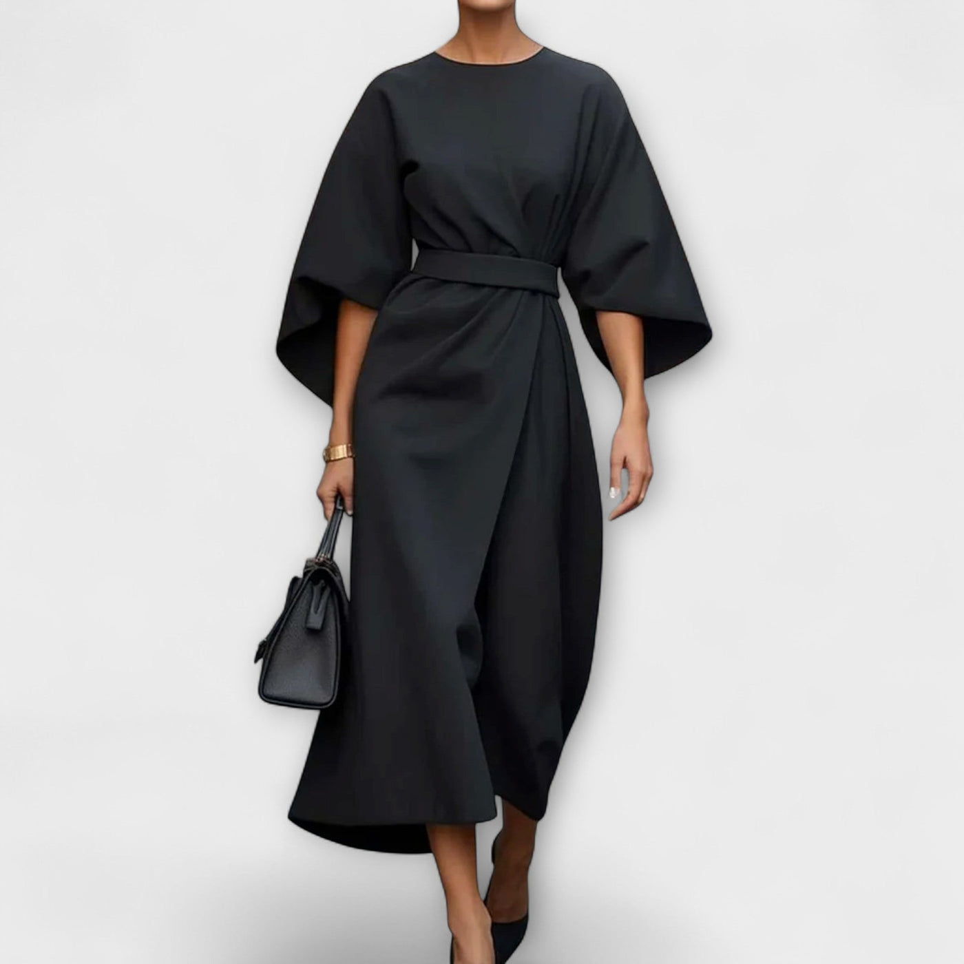 Carmina – Vestido Maximalista Ajustado a la Cintura