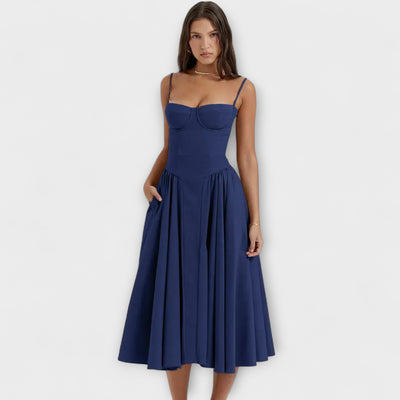 Gemma – Vestido de Corsé Sin Mangas