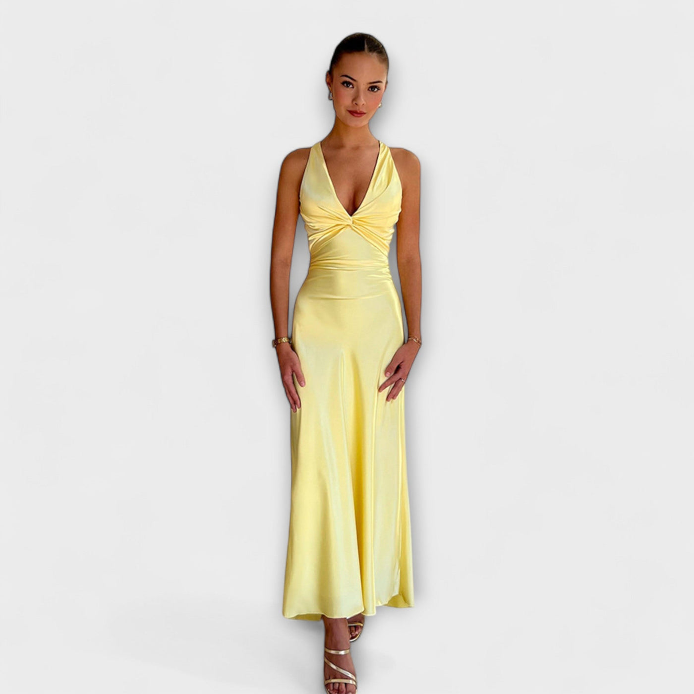 Lilla – Vestido de Noche Sin Mangas