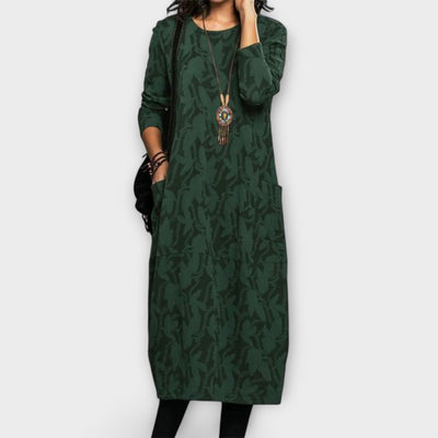 Amalia – Vestido de manga larga práctico