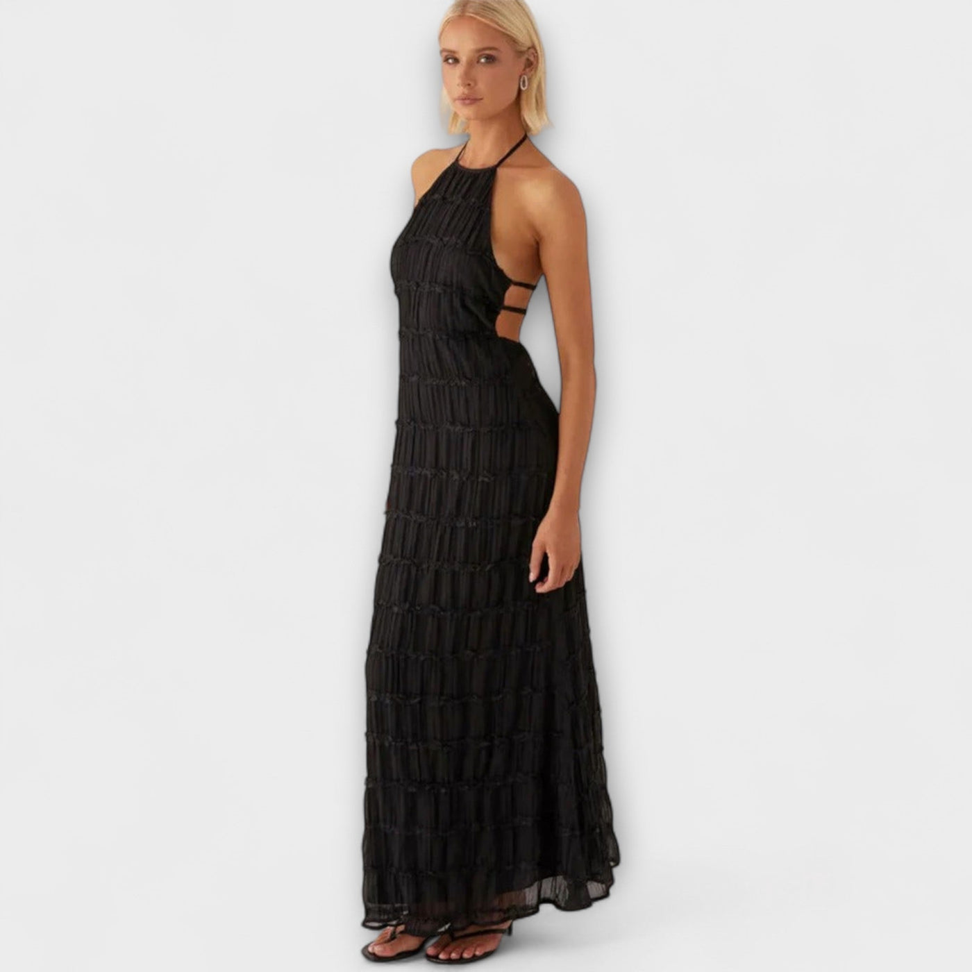 Edmea – Elegante vestido maxi con tirantes