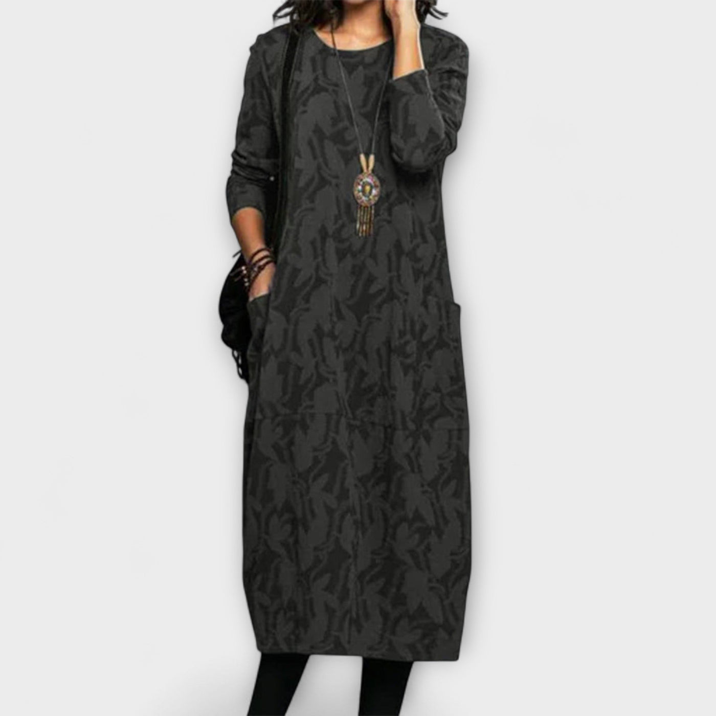 Amalia – Vestido de manga larga práctico