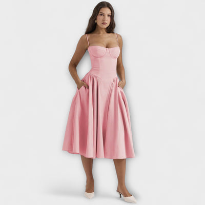 Gemma – Vestido de Corsé Sin Mangas