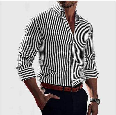 Leo™ | Camisa Confidence a rayas