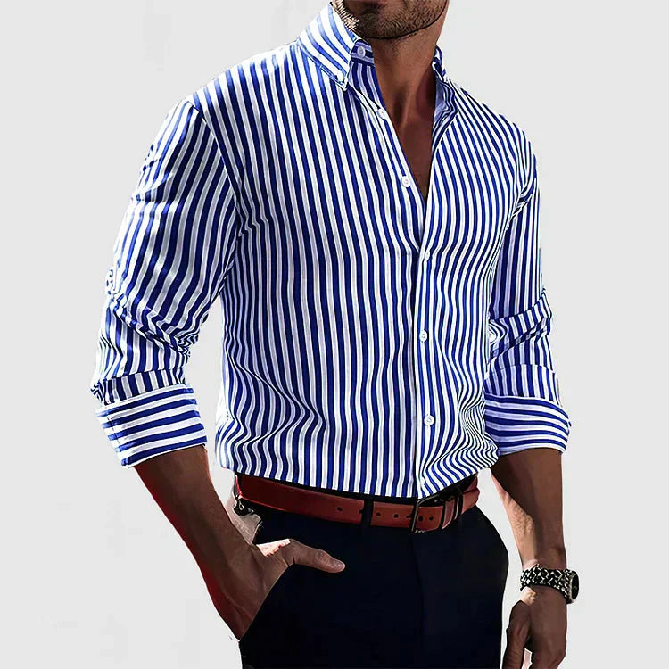 Leo™ | Camisa Confidence a rayas