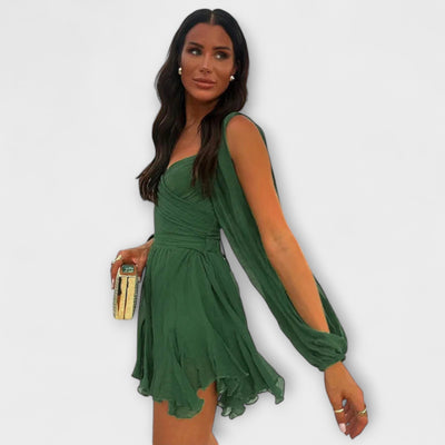 Dora – Vestido Minifalda con Escote en V