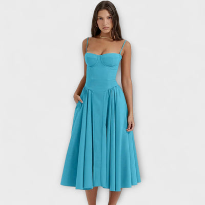 Gemma – Vestido de Corsé Sin Mangas