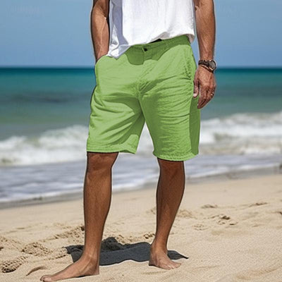 Pantalones cortos de lino elegantes
