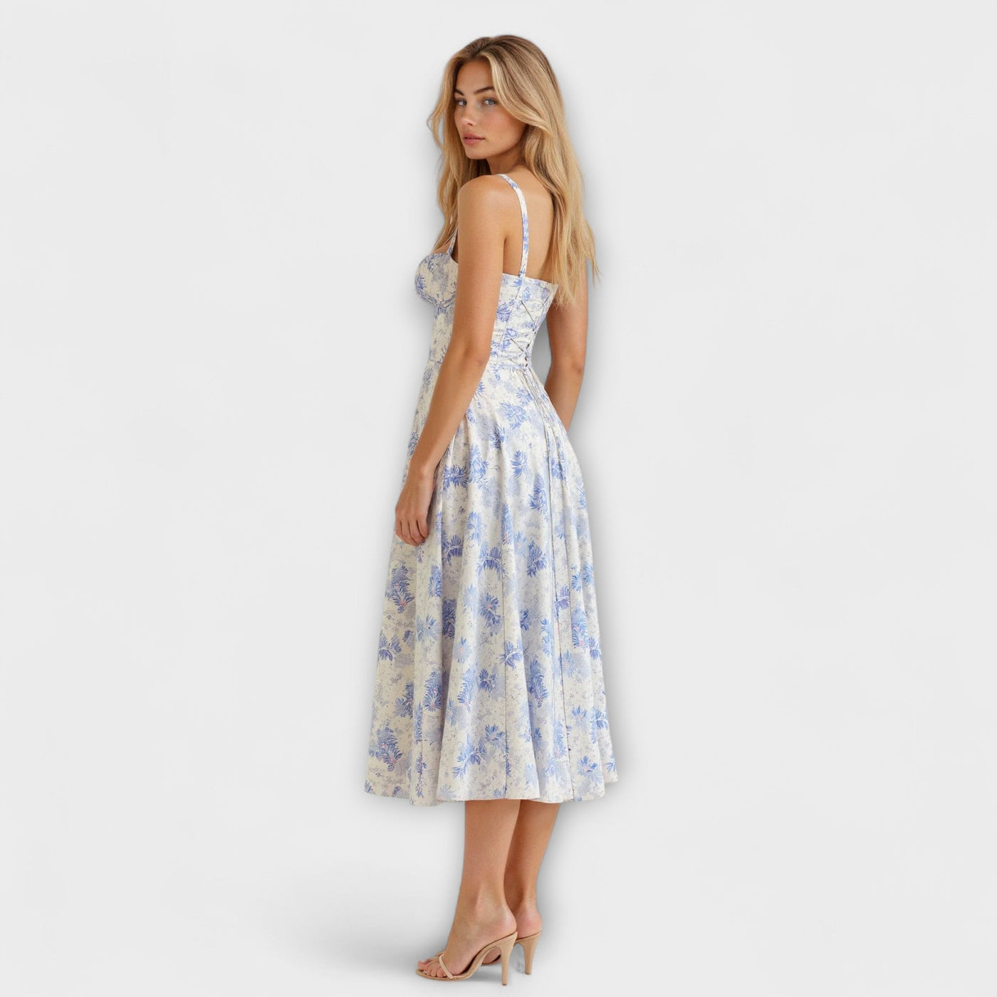 Sofia – Vestido Midi con Corsé
