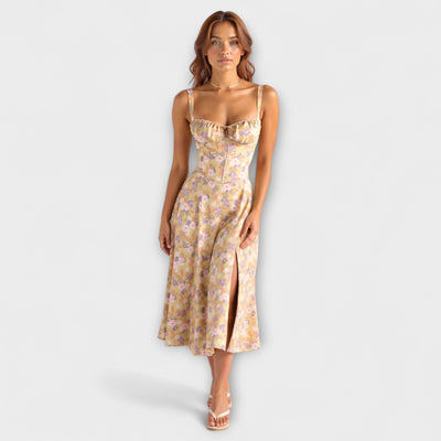Sofia – Vestido Midi con Corsé