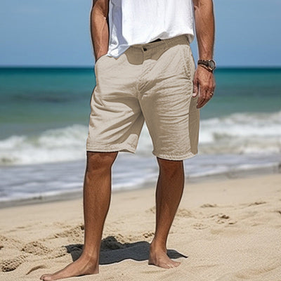 Pantalones cortos de lino elegantes