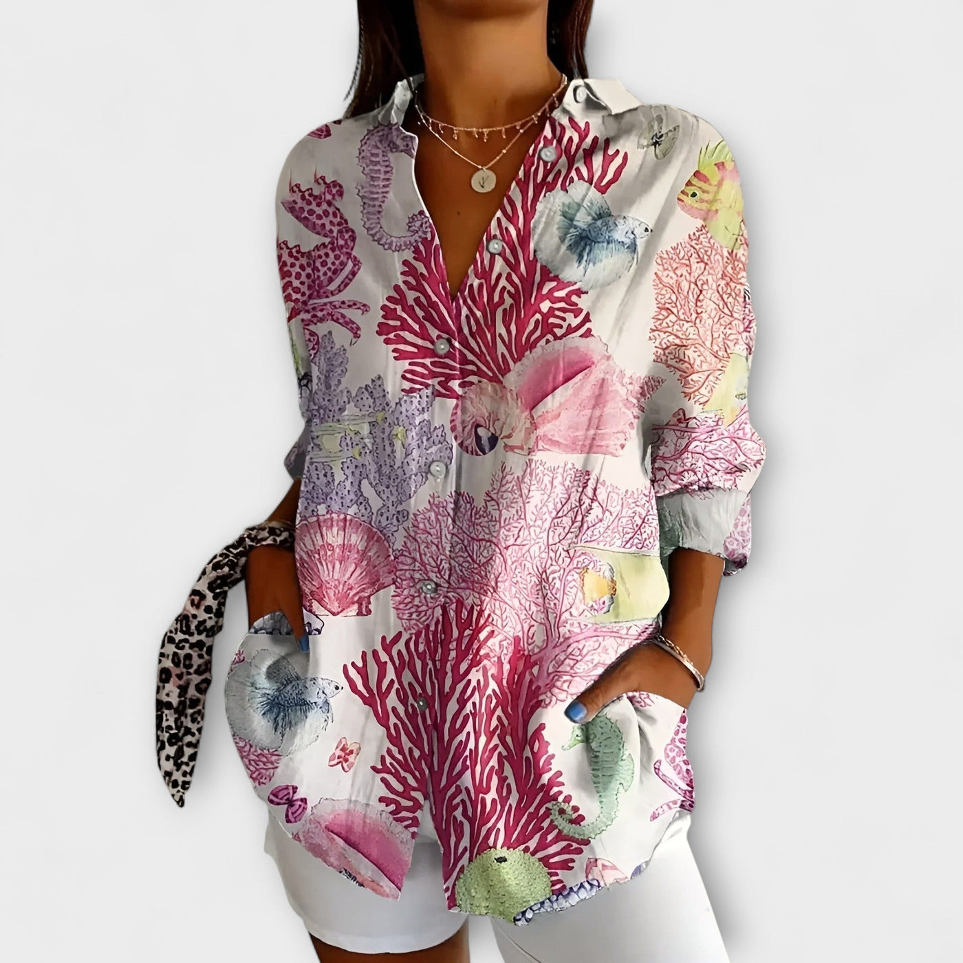 Romina – Blusa con Estampado Floral