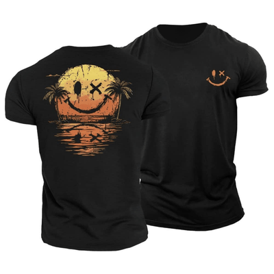 Sunset Smiley™ – Pack de Camisetas Verano 1+1 Gratis