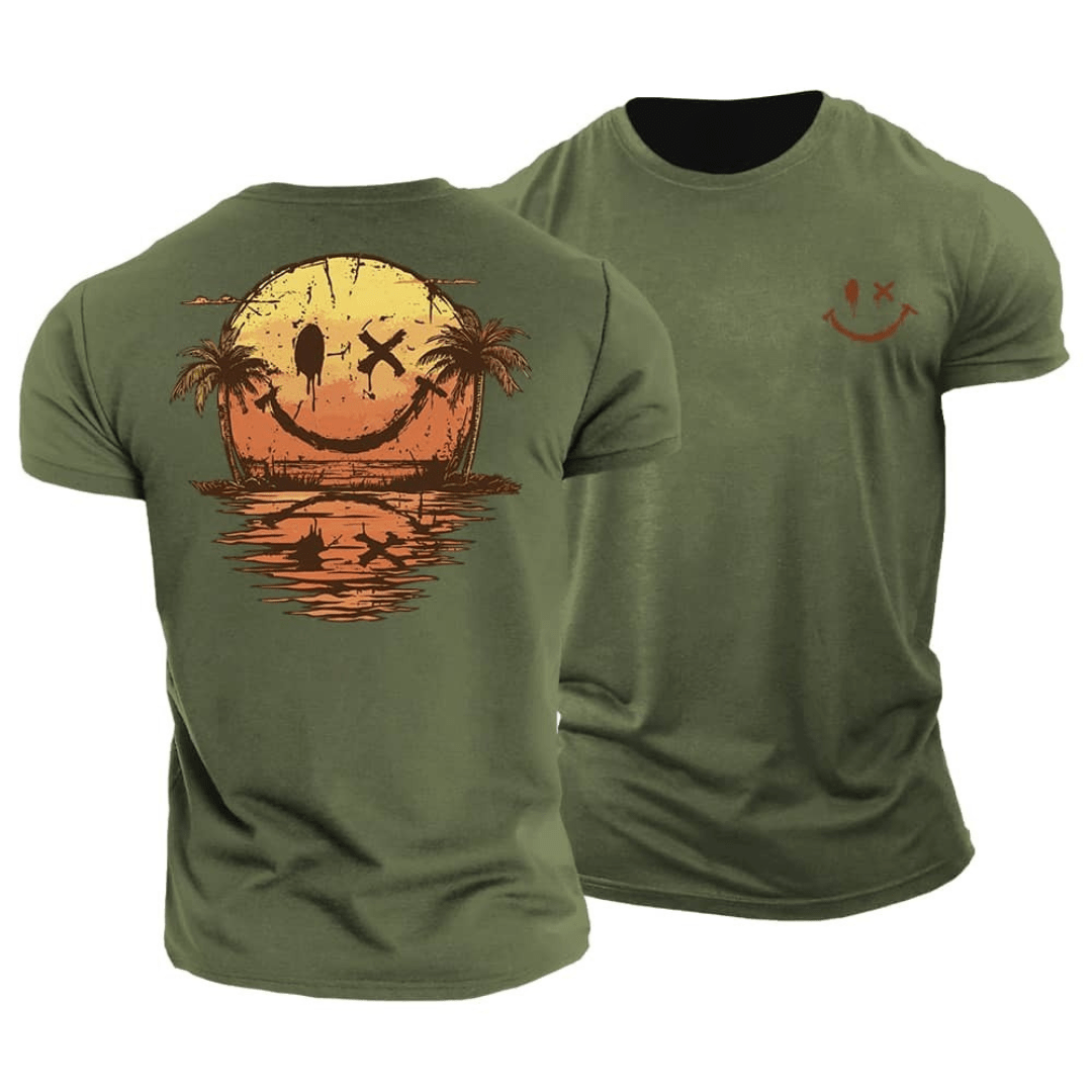 Sunset Smiley™ – Pack de Camisetas Verano 1+1 Gratis